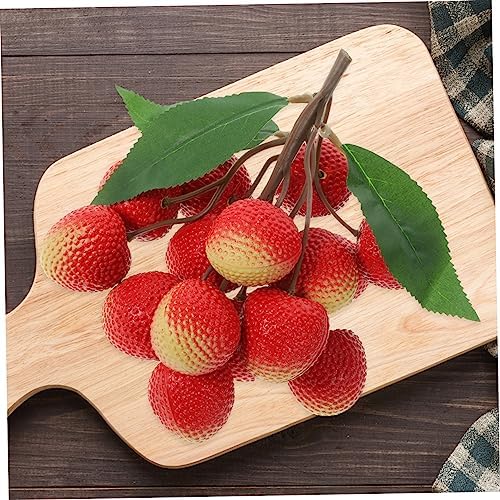 Cabilock 1 Bunch Realistic Artificial Lychee Cluster