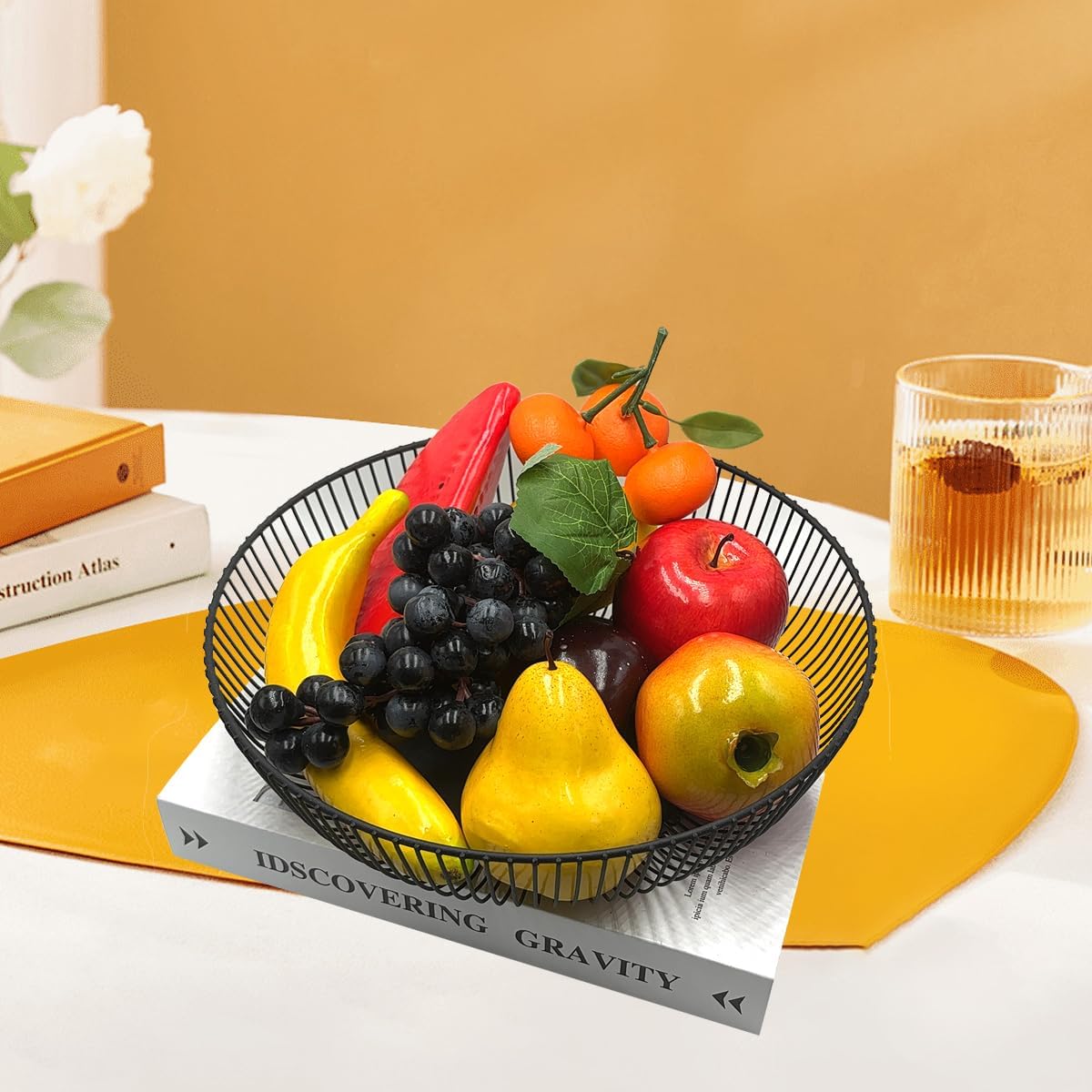 12PCS Realistic Artificial Fruit Decoration Set