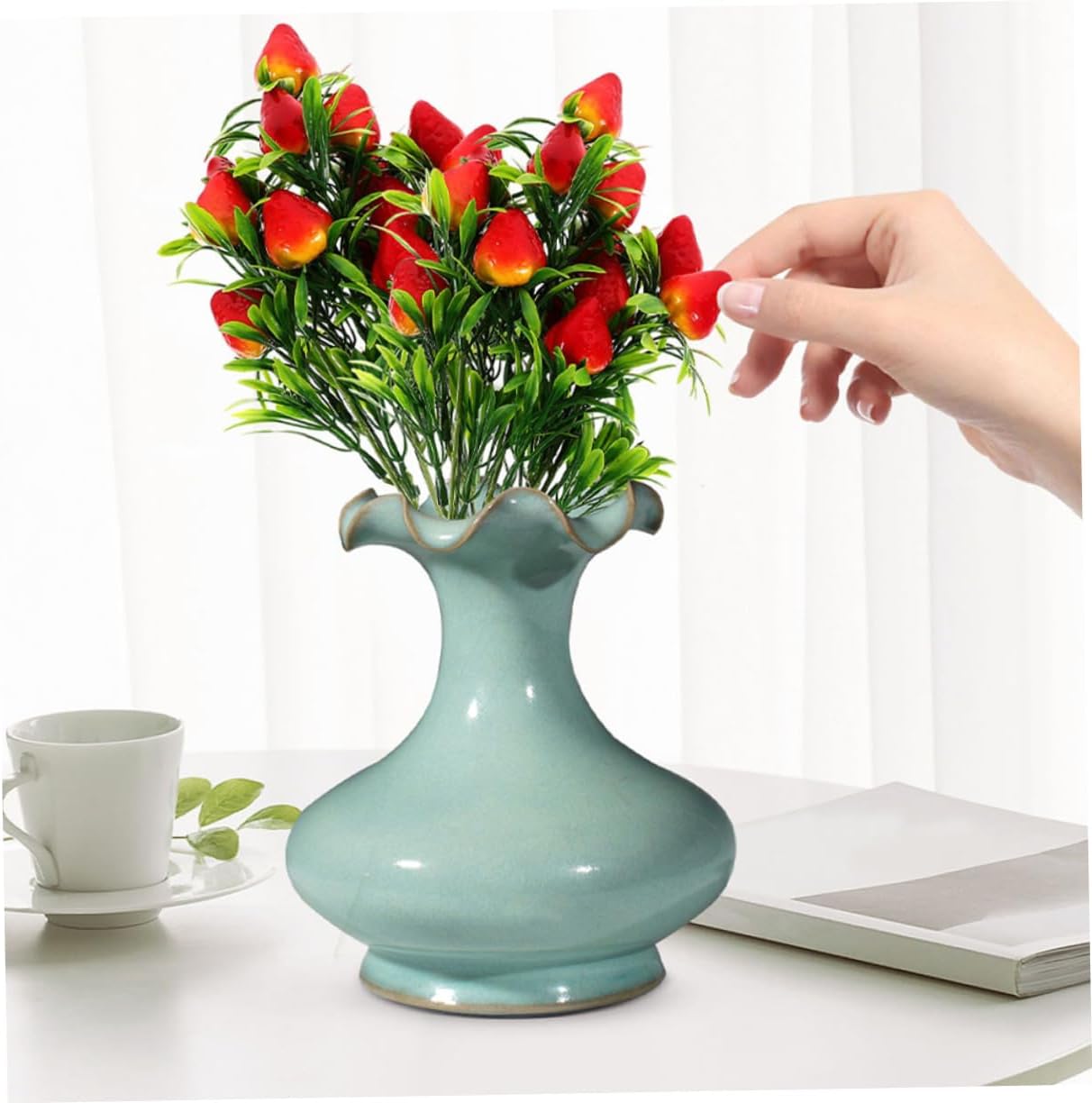 3Pcs Lifelike Artificial Fruit Branches Decor