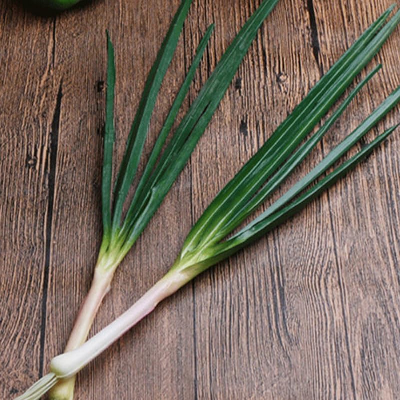Cabilock Artificial Green Onions 6 Pack Realistic Decor