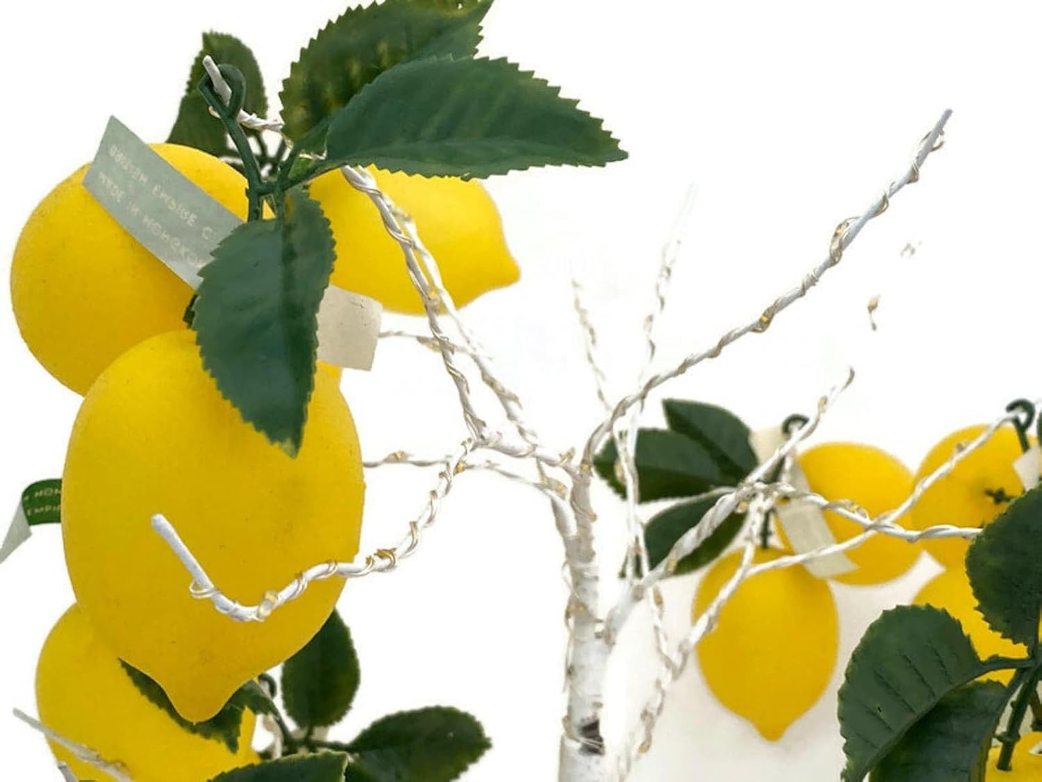 Bright Yellow Artificial Lemons for Party Decor