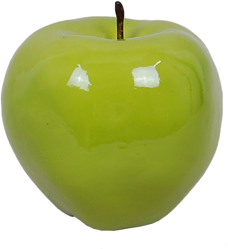 Flora Bunda 6 Inch Shiny Artificial Apple Green Centerpiece