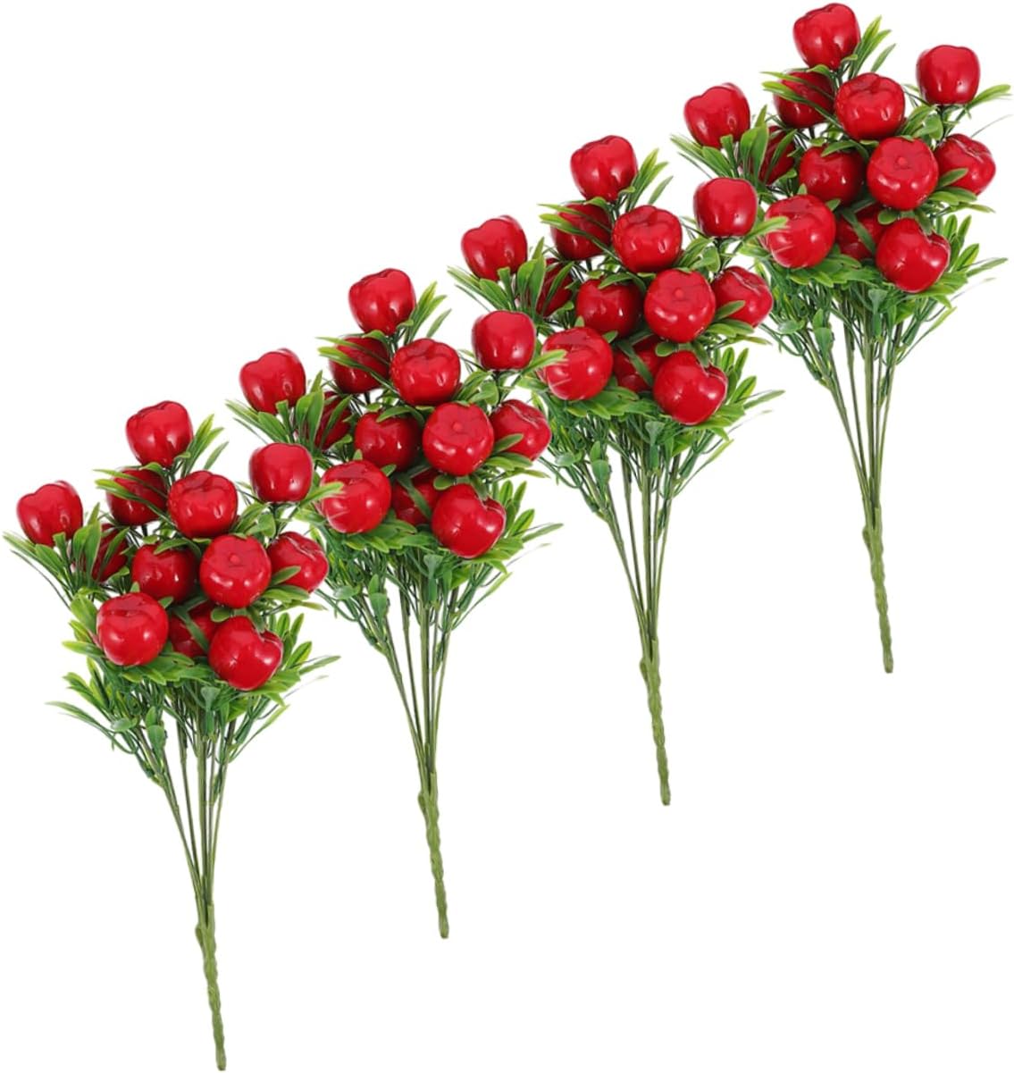 Wakauto 4Pcs Artificial Fruit Branches for Vase Decorations