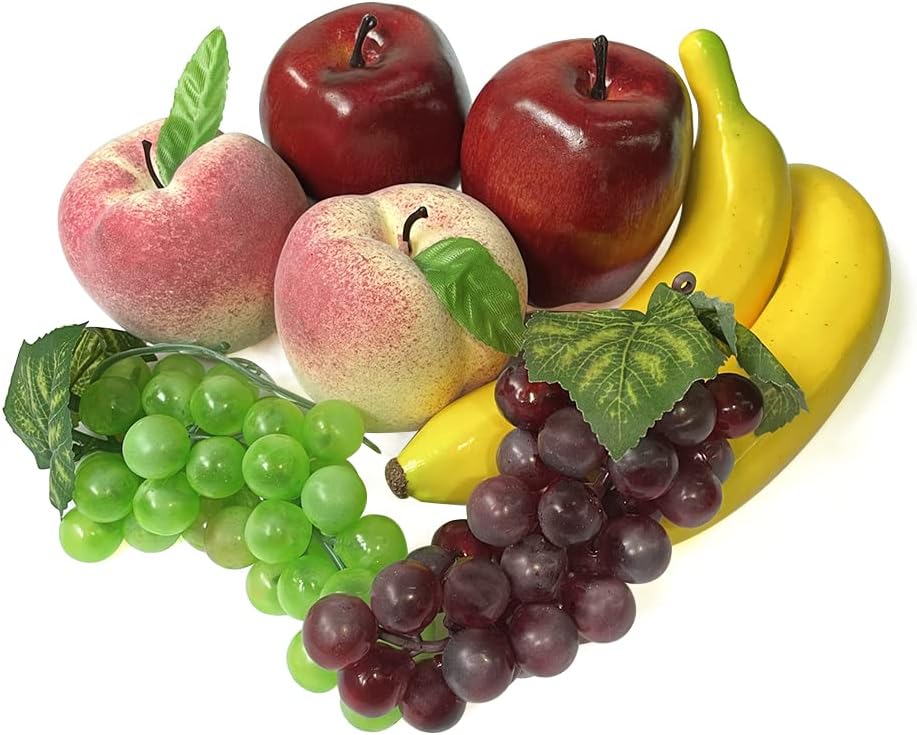 Realistic Artificial Fruit Decor Set 8 Pcs