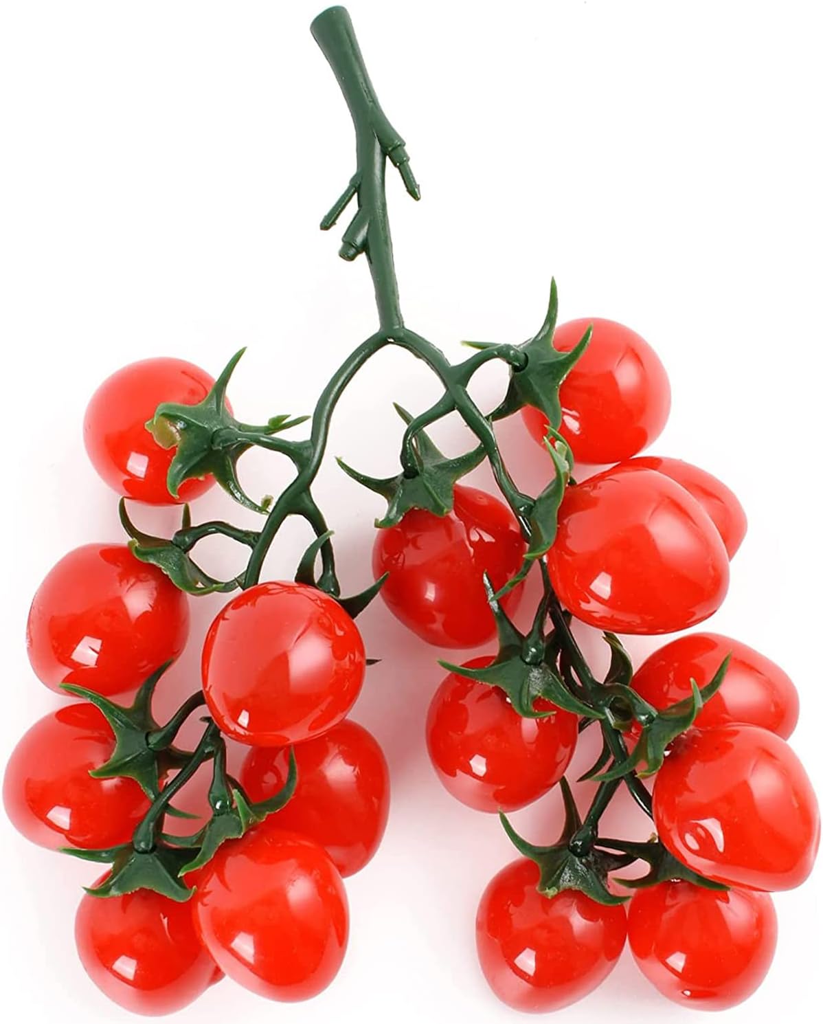 Fake Cherry Tomatoes Artificial Fruit Plastic Lifelike Kitchen Decoration