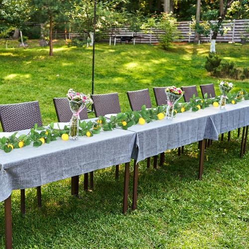 3 Pcs Artificial Lemon Garland with Battery Light