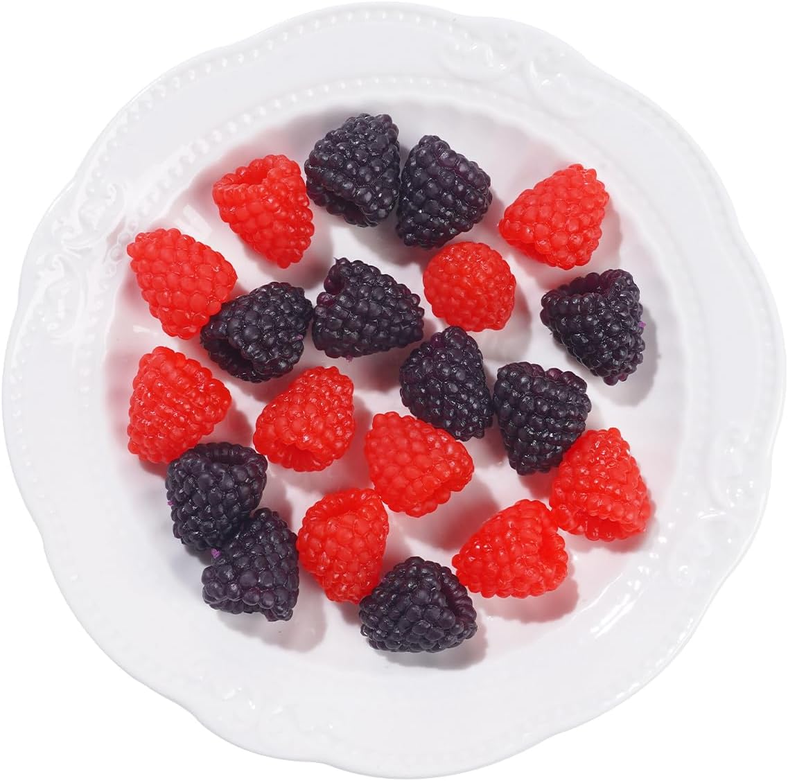20 Pieces Artificial Raspberry for Decor and Photo Props
