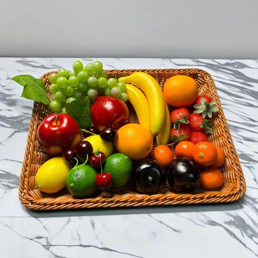 27PCS Realistic Artificial Fruit Decor Set