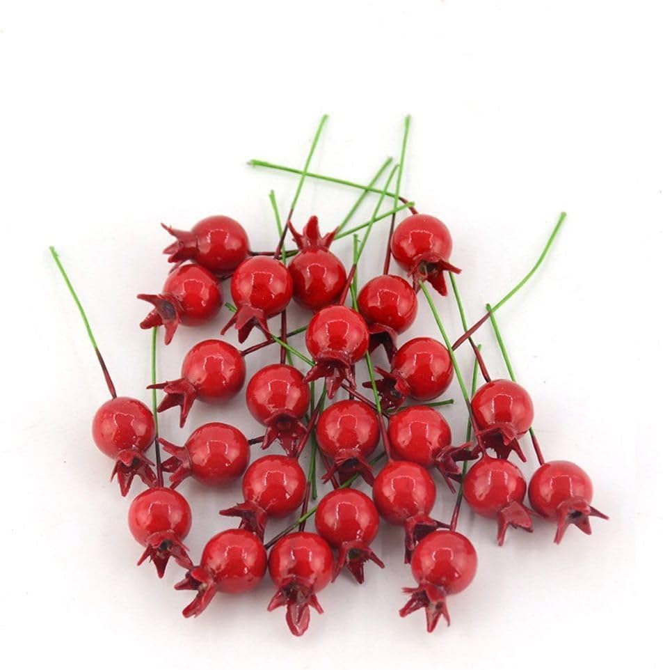 Red Mini Pomegranate Artificial Fruit Decor