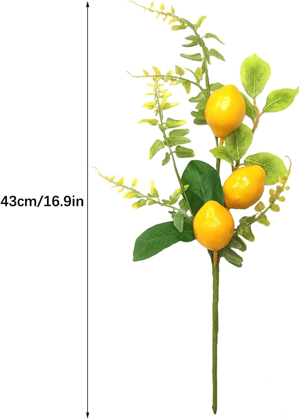 Aphmeir 3 Pack Artificial Lemon Branches Decor