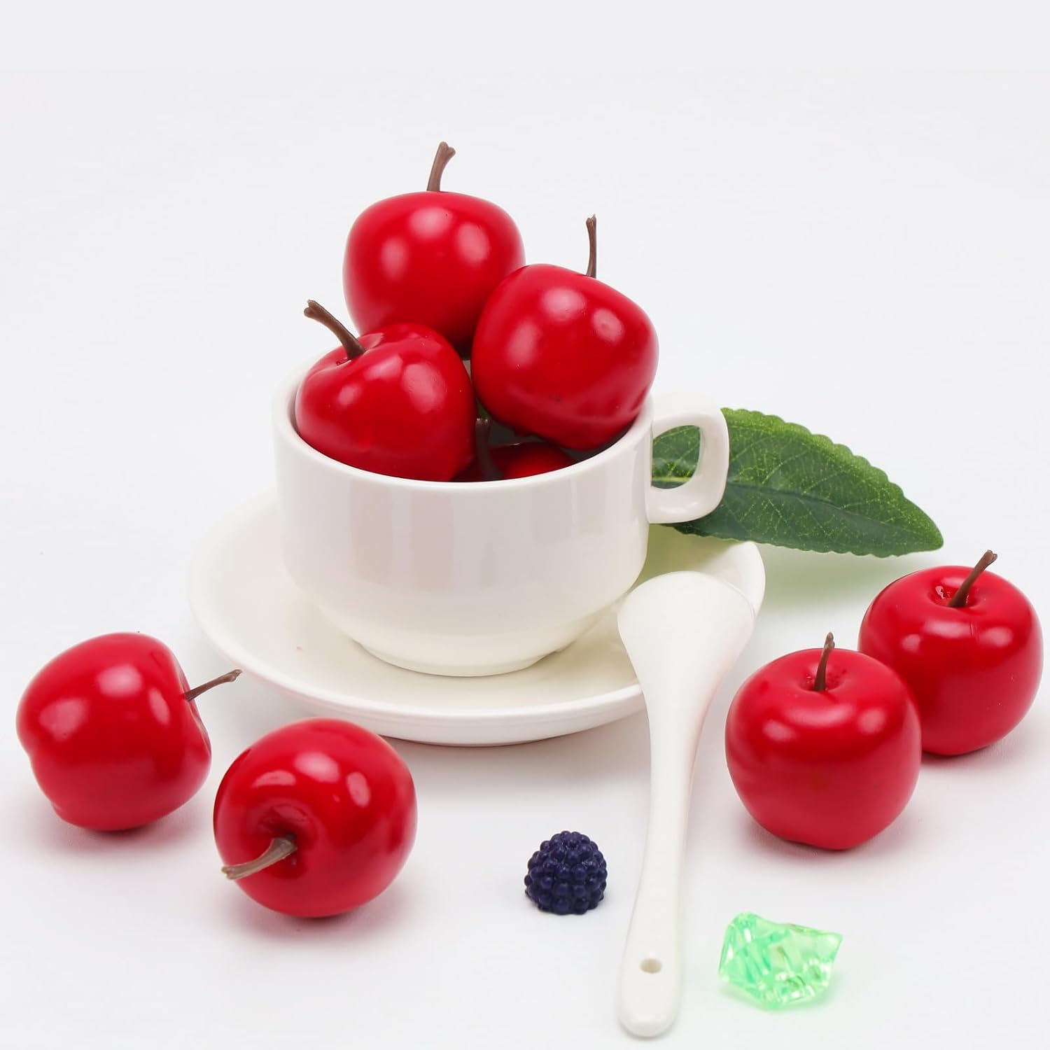 Gresorth 20pcs Christmas Artificial Red Apple Decoration