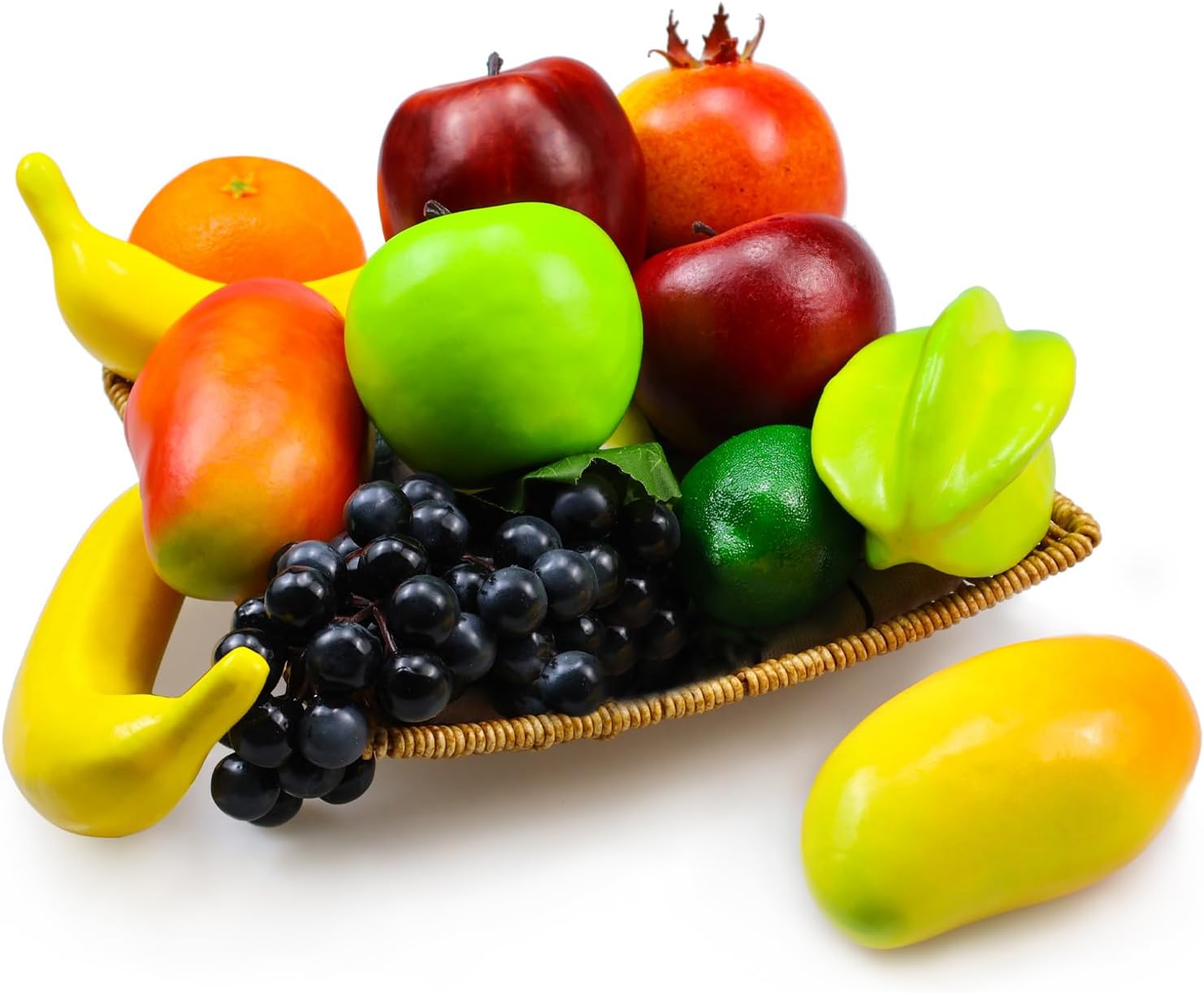 12 Pcs Artificial Fruits Set for Kitchen Decor