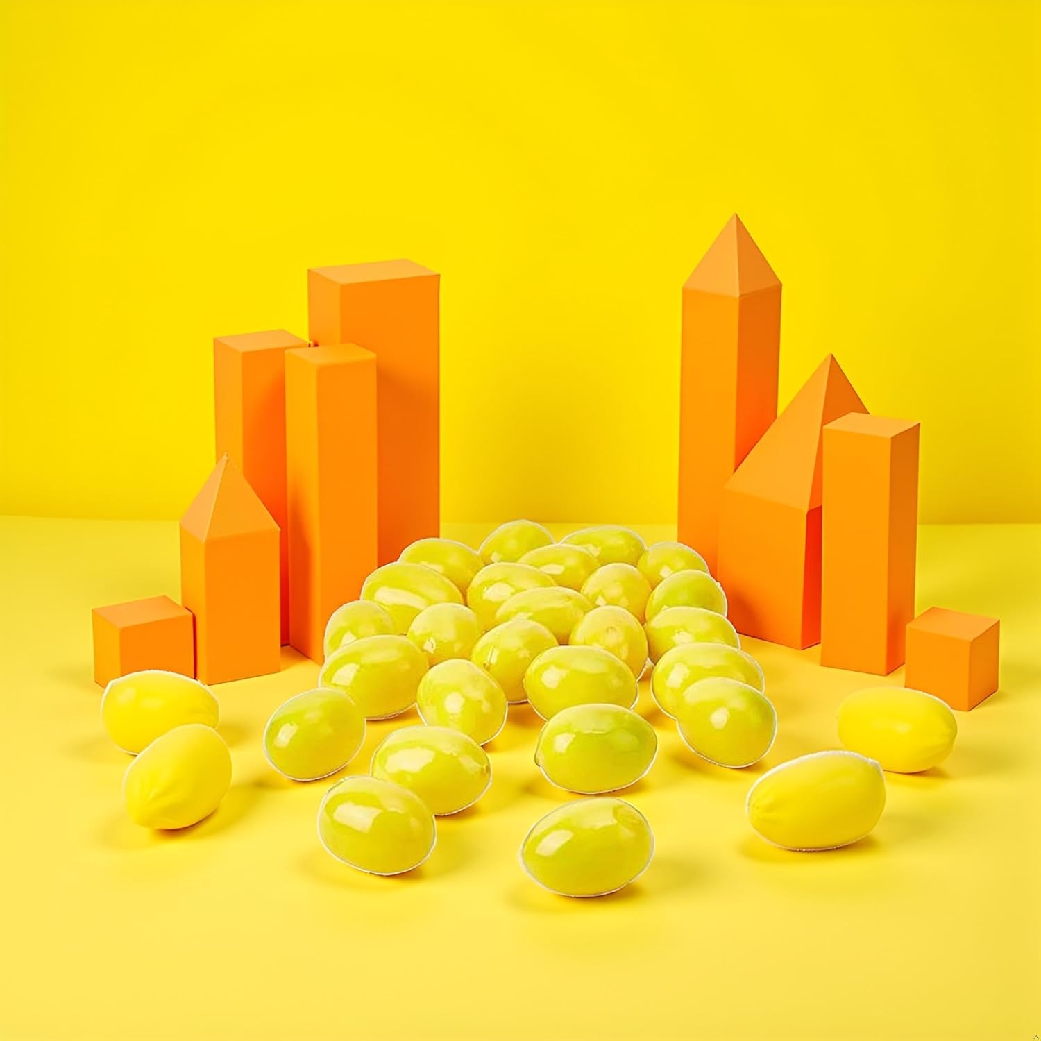 20Pcs Yellow Mini Fake Lemon Fruit Decor 1