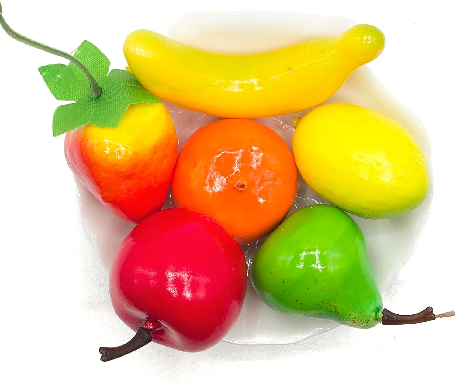 Mini Artificial Fruit Set for Party Decor 6Pcs