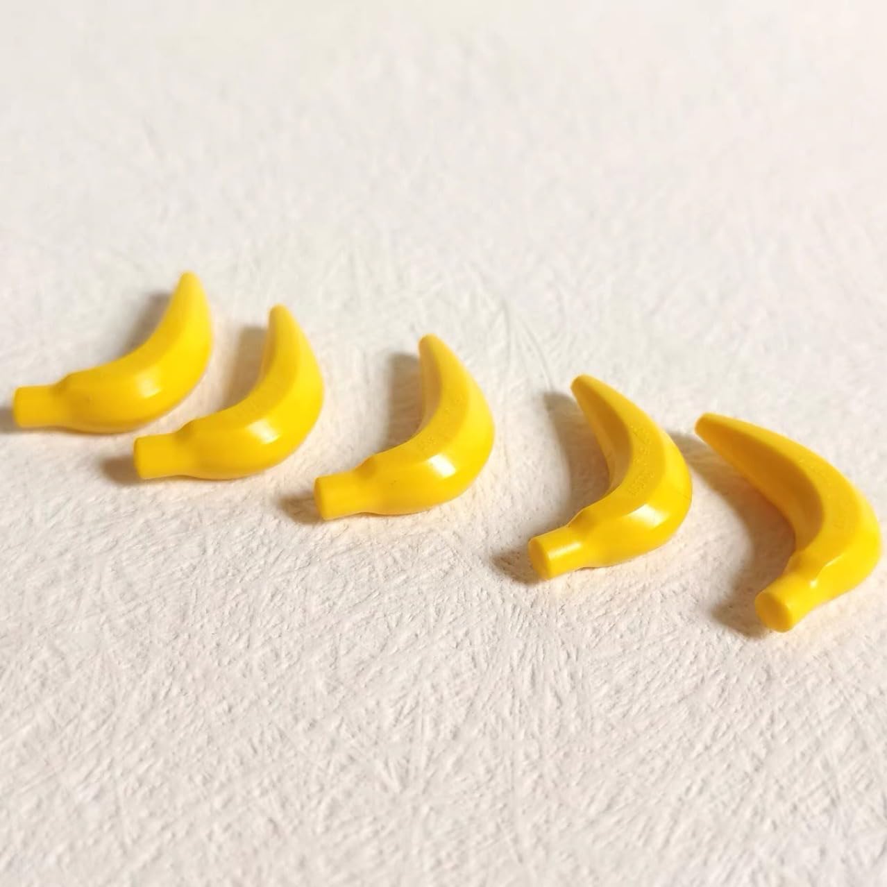 20 Pcs Yellow Mini Fake Banana Fruit Props