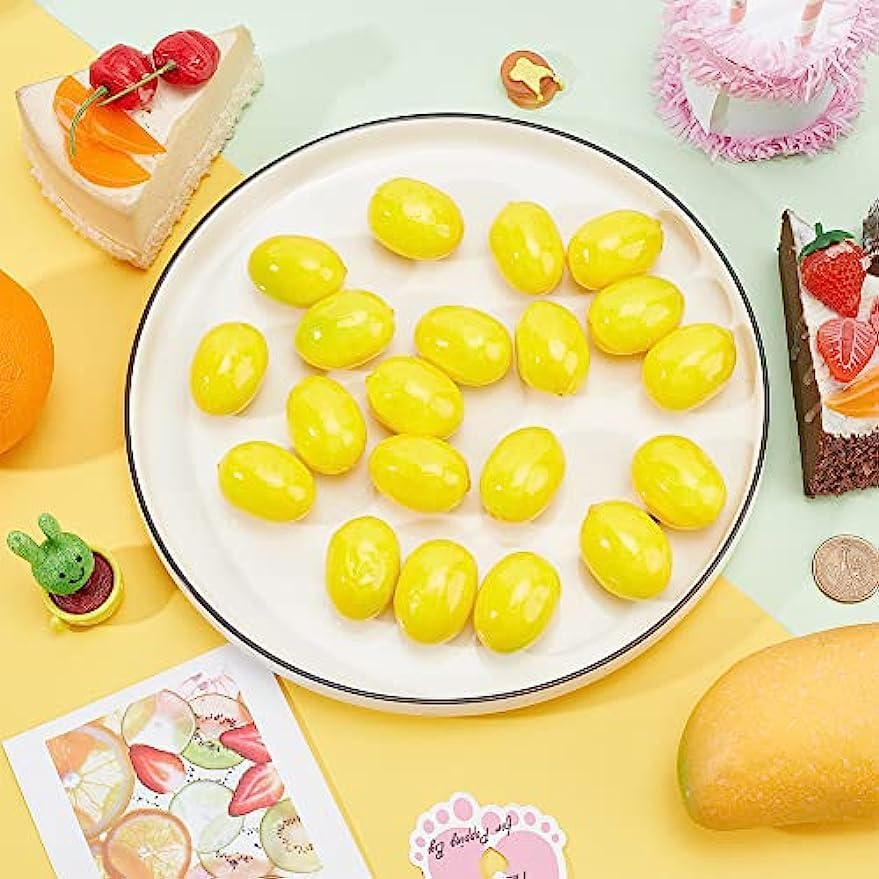 20Pcs Mini Artificial Lemon Decor for Home Party Photography