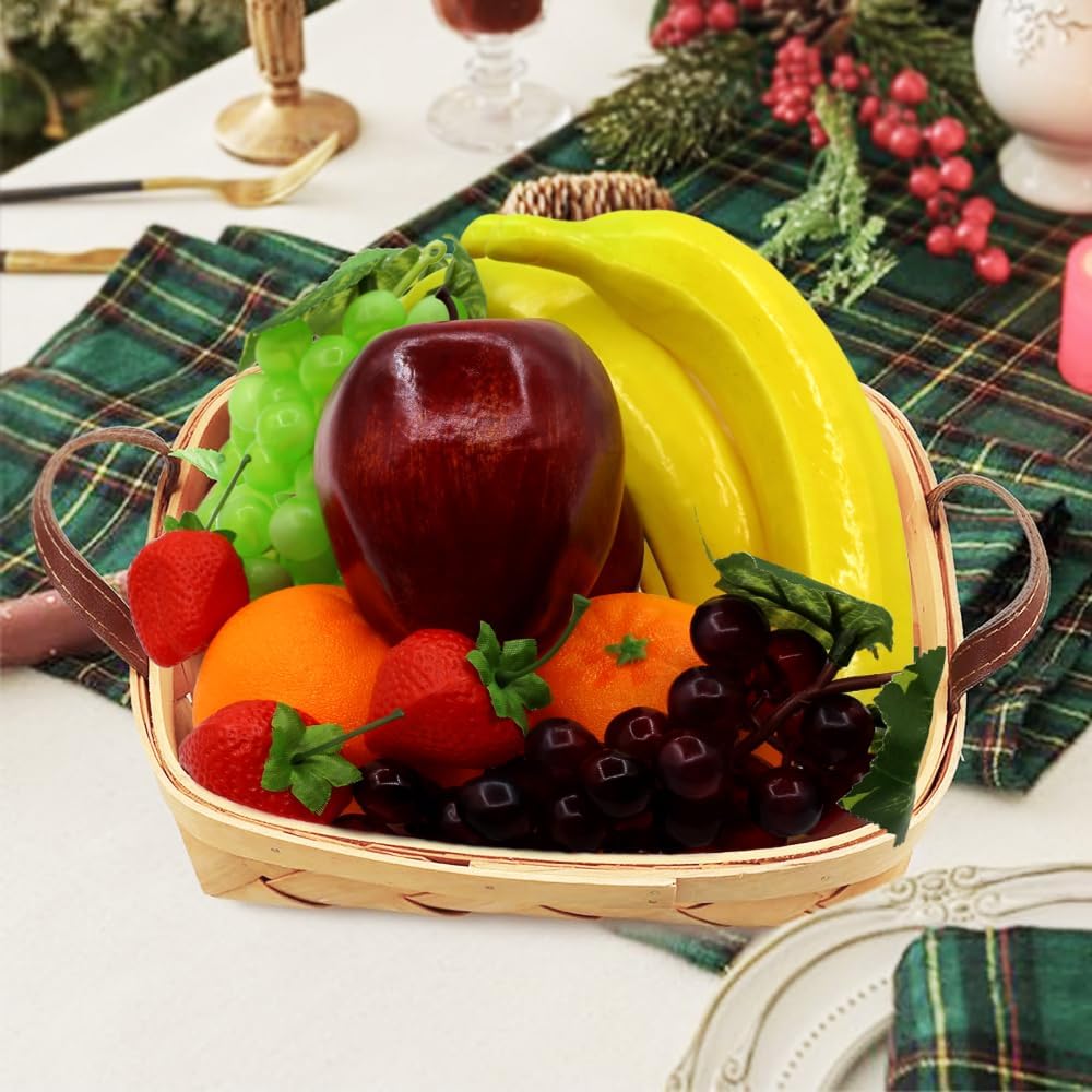 11 Pcs Artificial Fake Fruits Decor Set