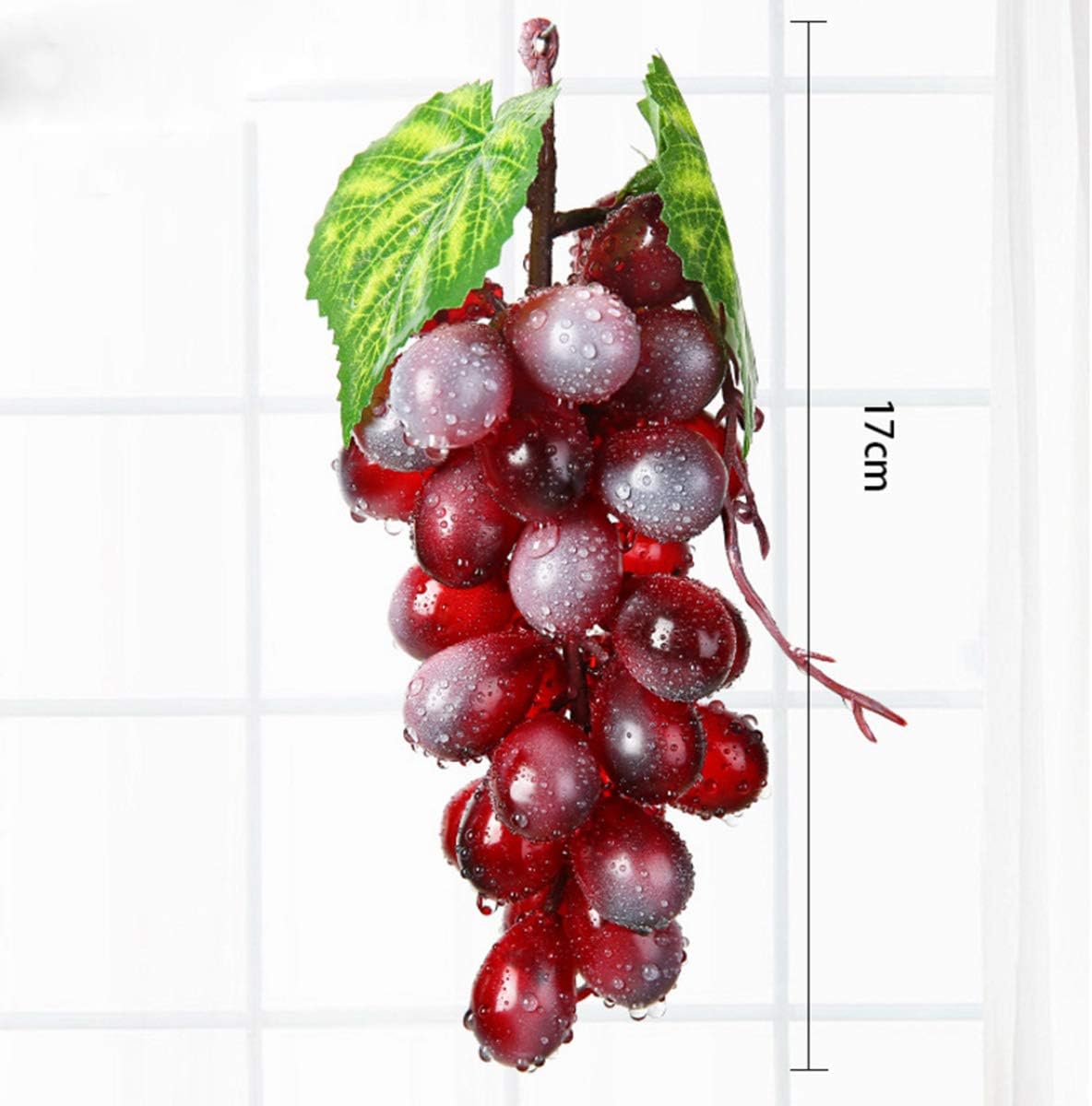 Mangdunt 5 Bunches Artificial Grapes with Vines