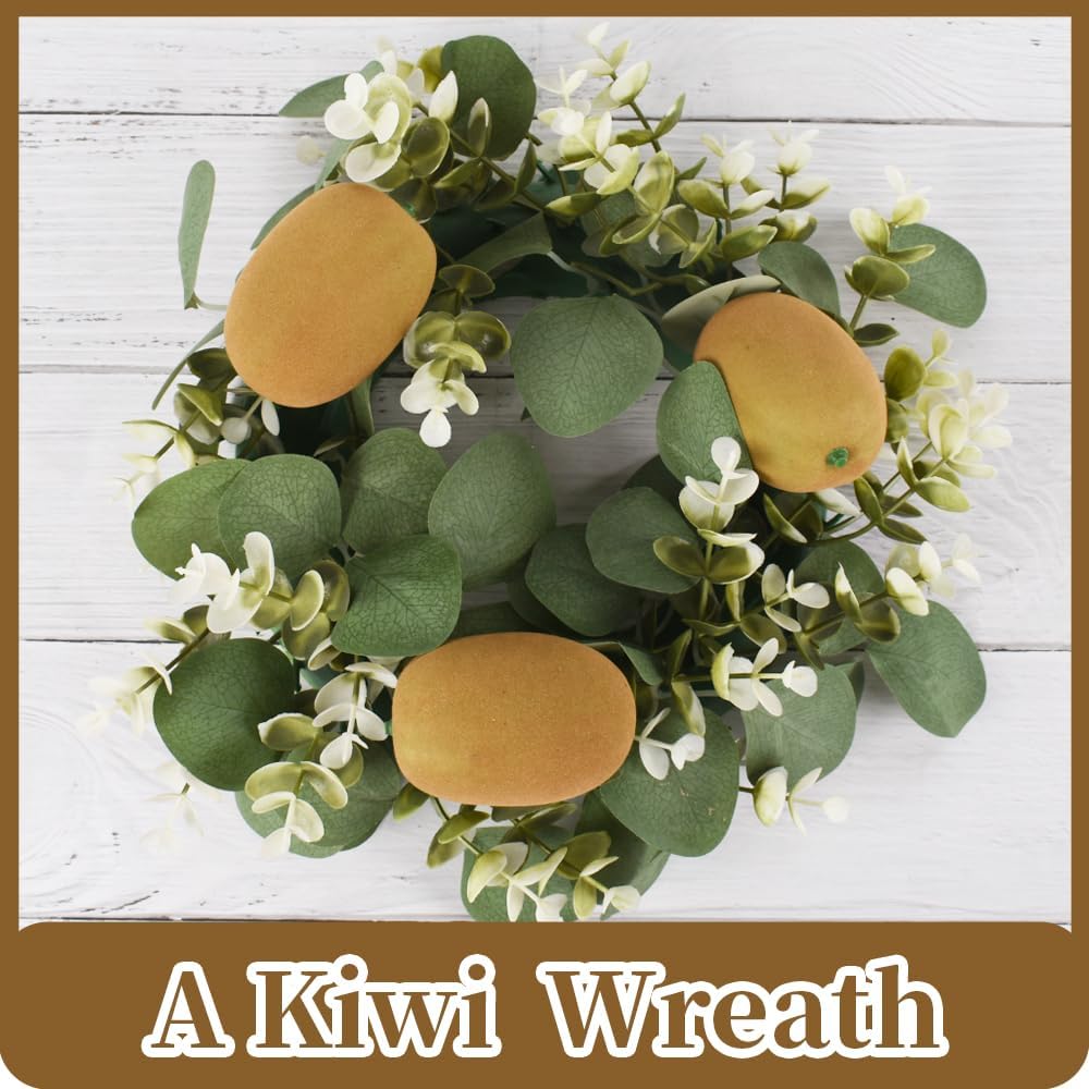 Realistic Artificial Kiwi Fruit Set of 6