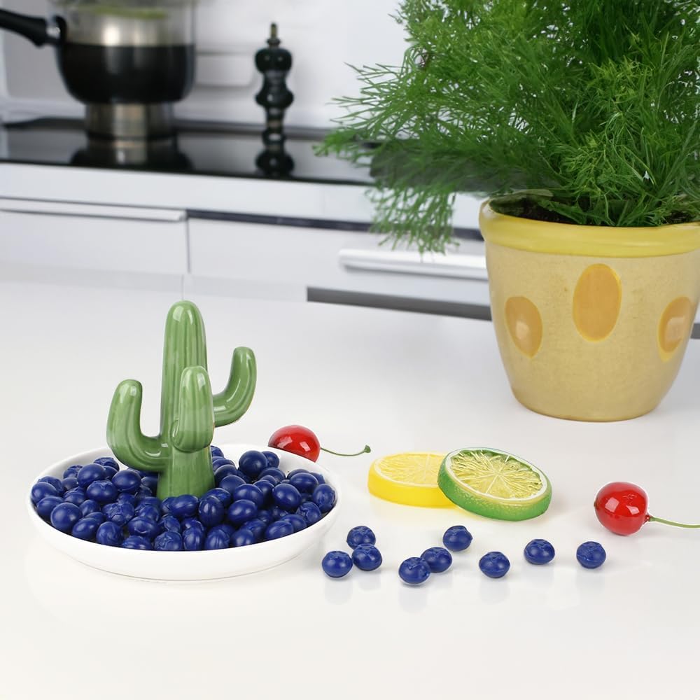 Realistic Artificial Mini Blueberries 100 Pcs