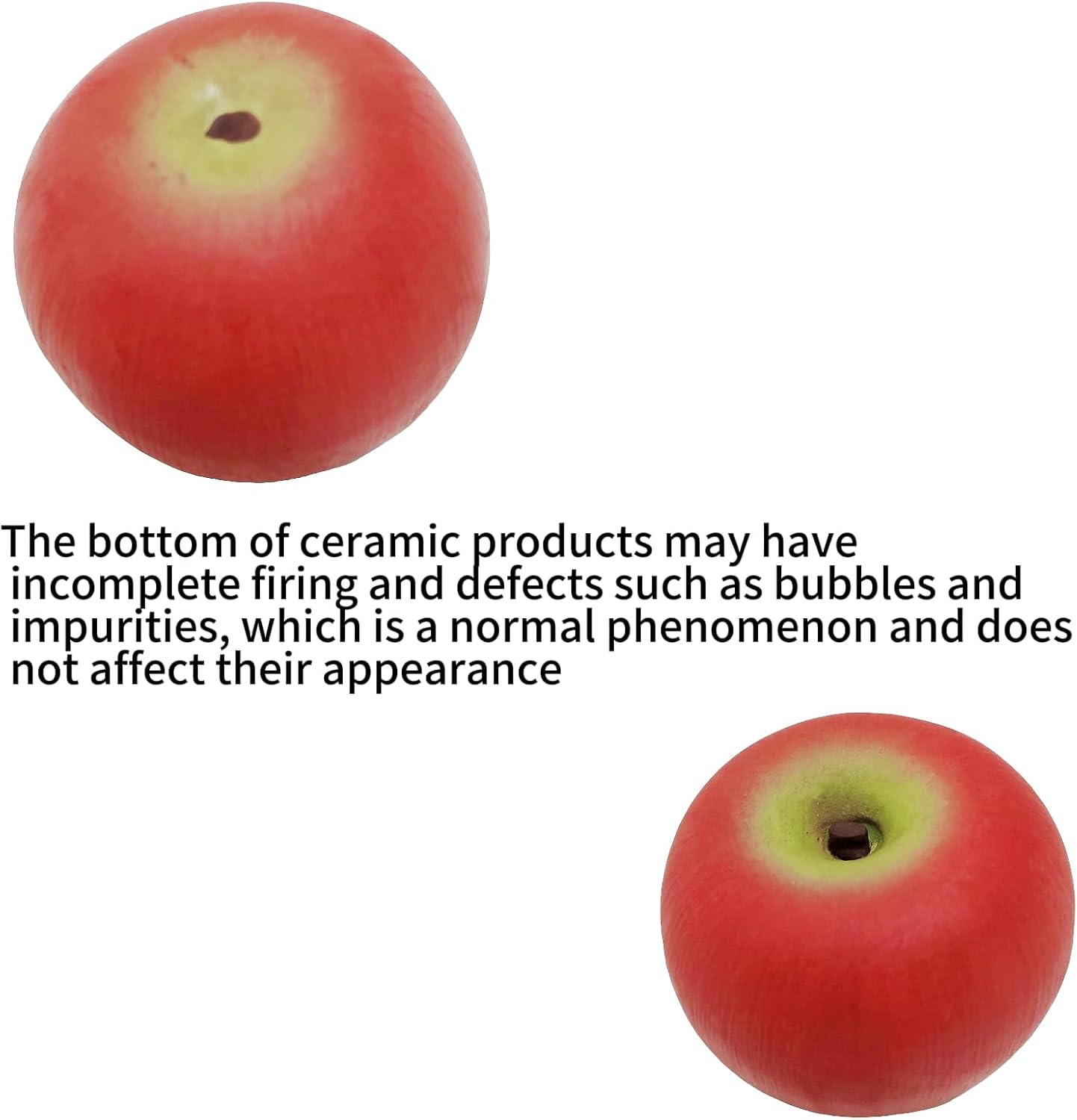 WF Tea Pet Decorative Red Apple Ornament
