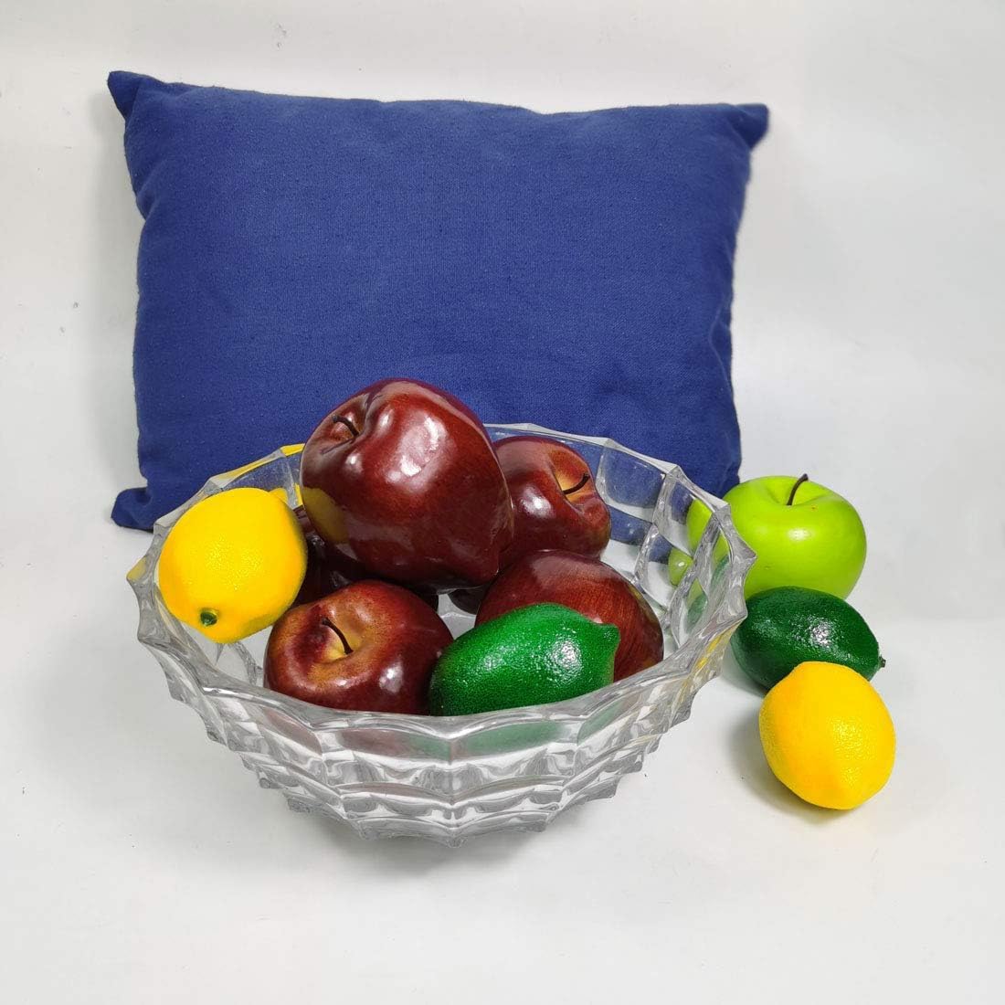 12Pcs Dark Red Artificial Apples for Home Kitchen Decoration