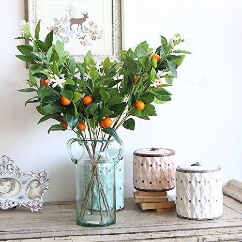 Miguor Artificial Fruit Branch Decoration for Office Desk