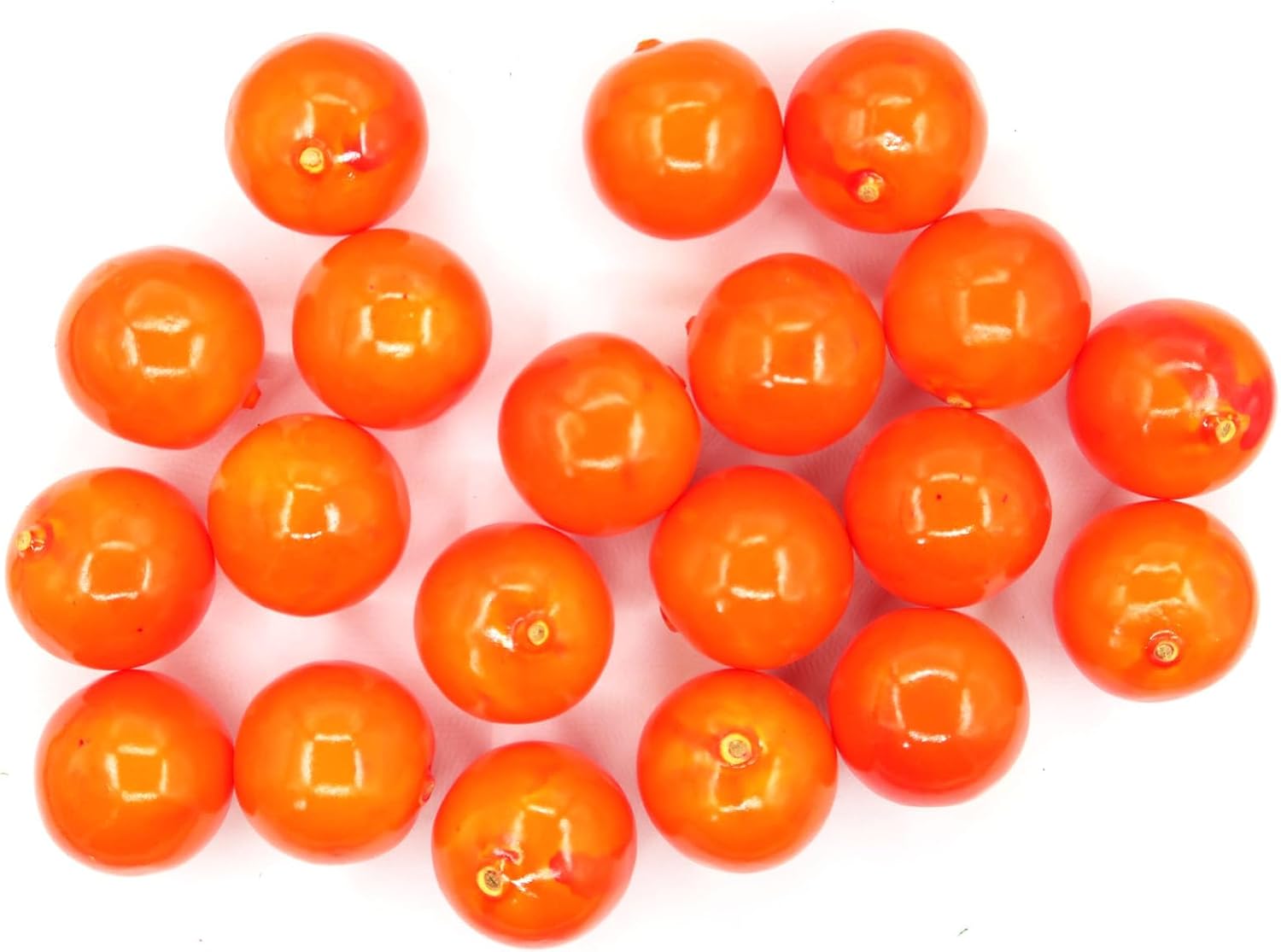 20Pcs Artificial Orange Fruit Decor for Home Kitchen