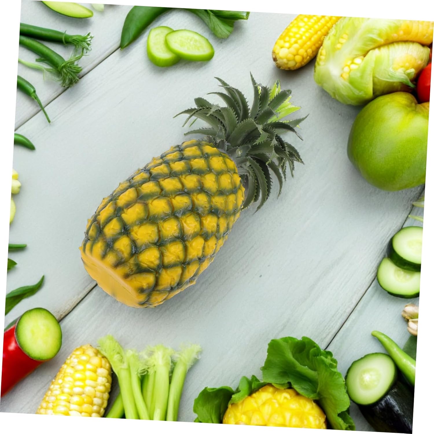 Totority Artificial Pineapple Decor for Home Kitchen Party