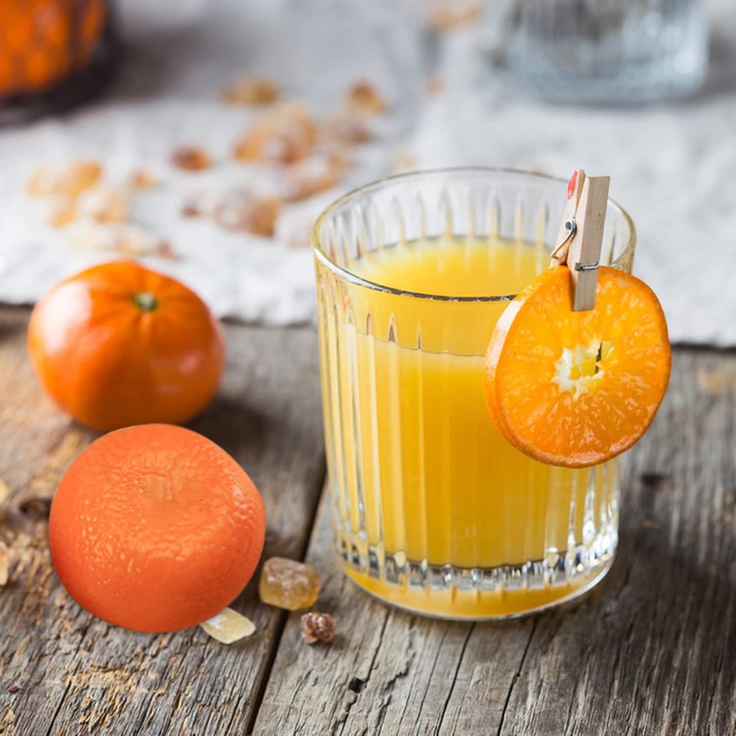 DaKuan 12 Pcs Artificial Oranges Decorative
