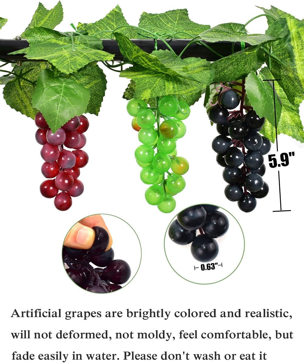 HUIANER Artificial Grape Vines for Home and Party Decorations