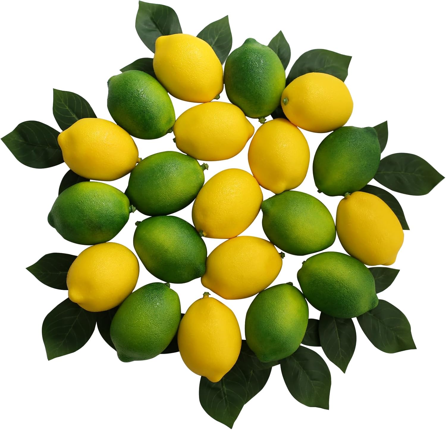 Laiiqi Artificial Lemons Limes 20 Set for Decor