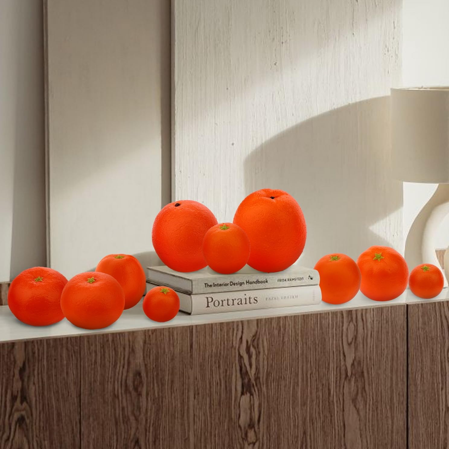 Woration Realistic Artificial Orange Set 10 Pcs
