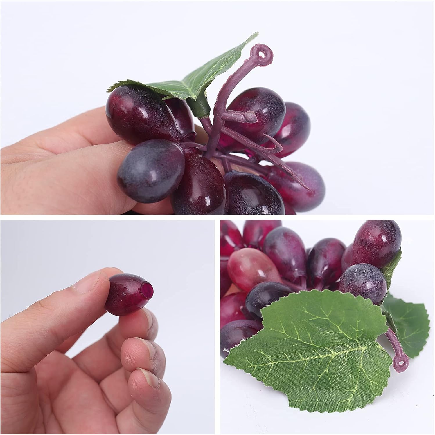 15 Bunches Artificial Grapes for Home Decor and Parties