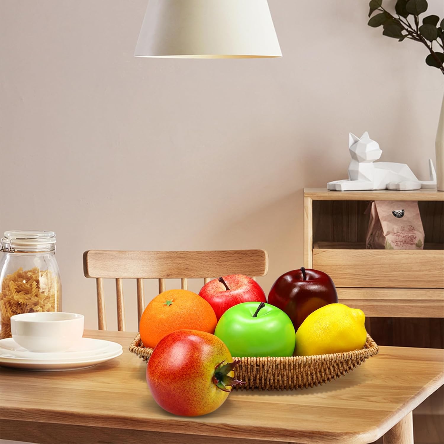 Lorigun Artificial Fruit Set 6 Pieces for Decor