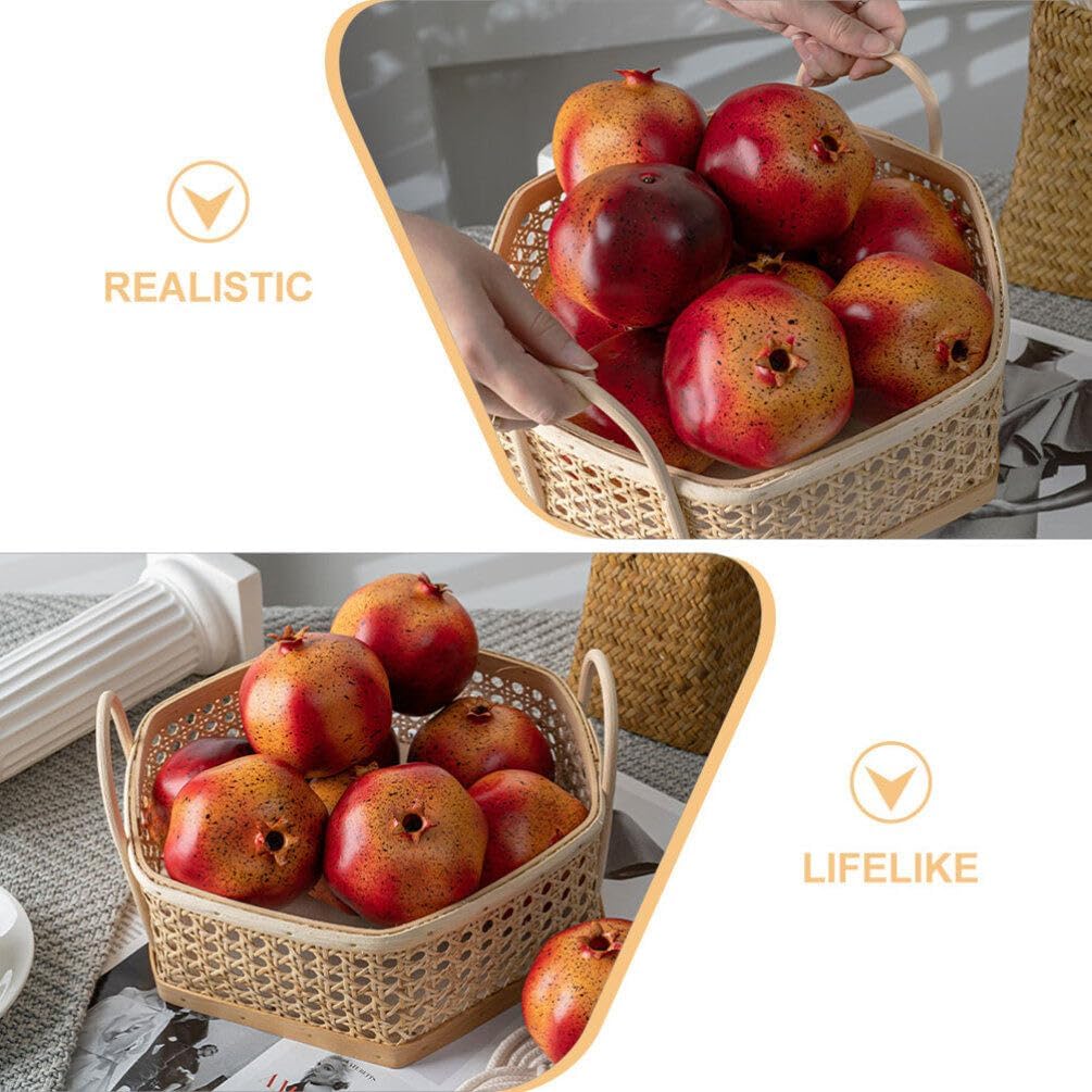 Kichvoe Realistic Weighted Pomegranate Decor