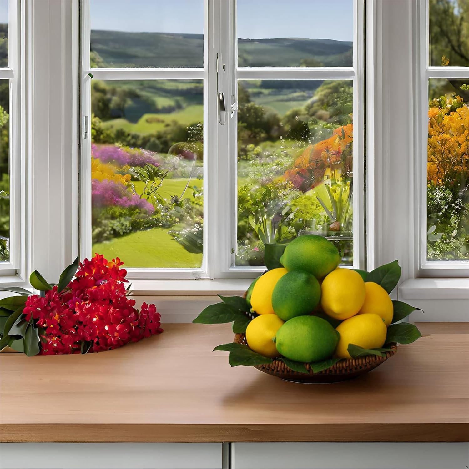 Laiiqi Artificial Lemons Limes 20 Set for Decor