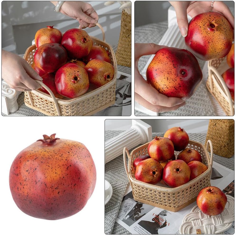 Kichvoe Realistic Weighted Pomegranate Decor