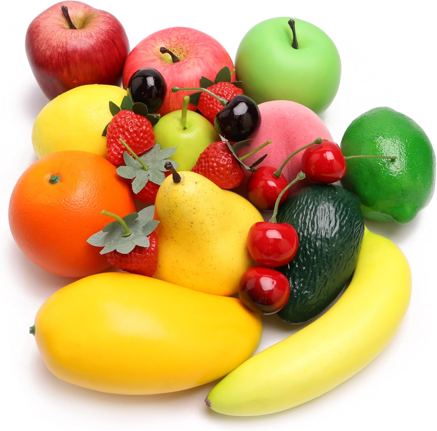 23PCS Artificial Fruit Set for Home Decor and Photography