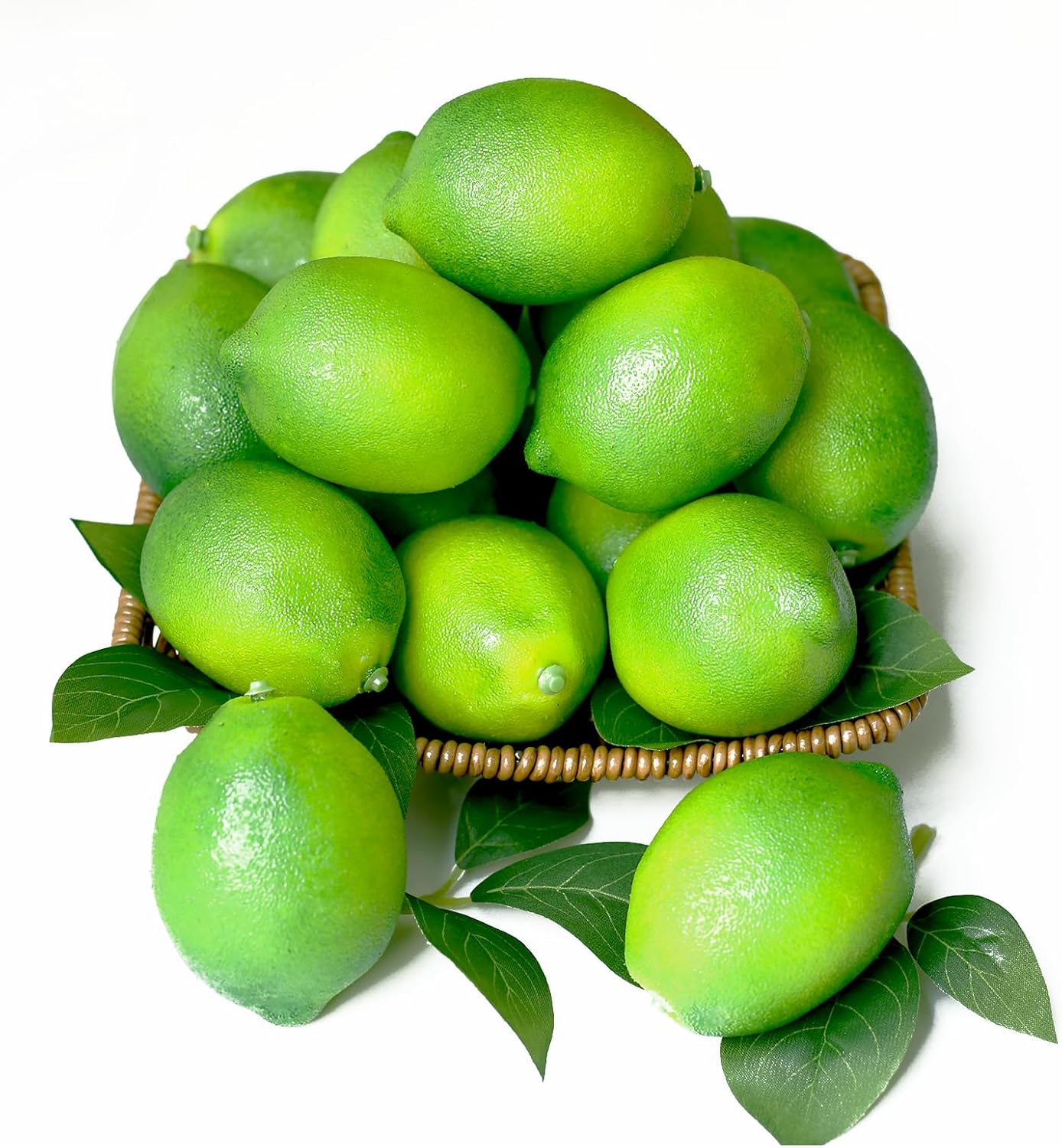 Fake Limes Artificial Lemons for Home Decor 20Pcs Green