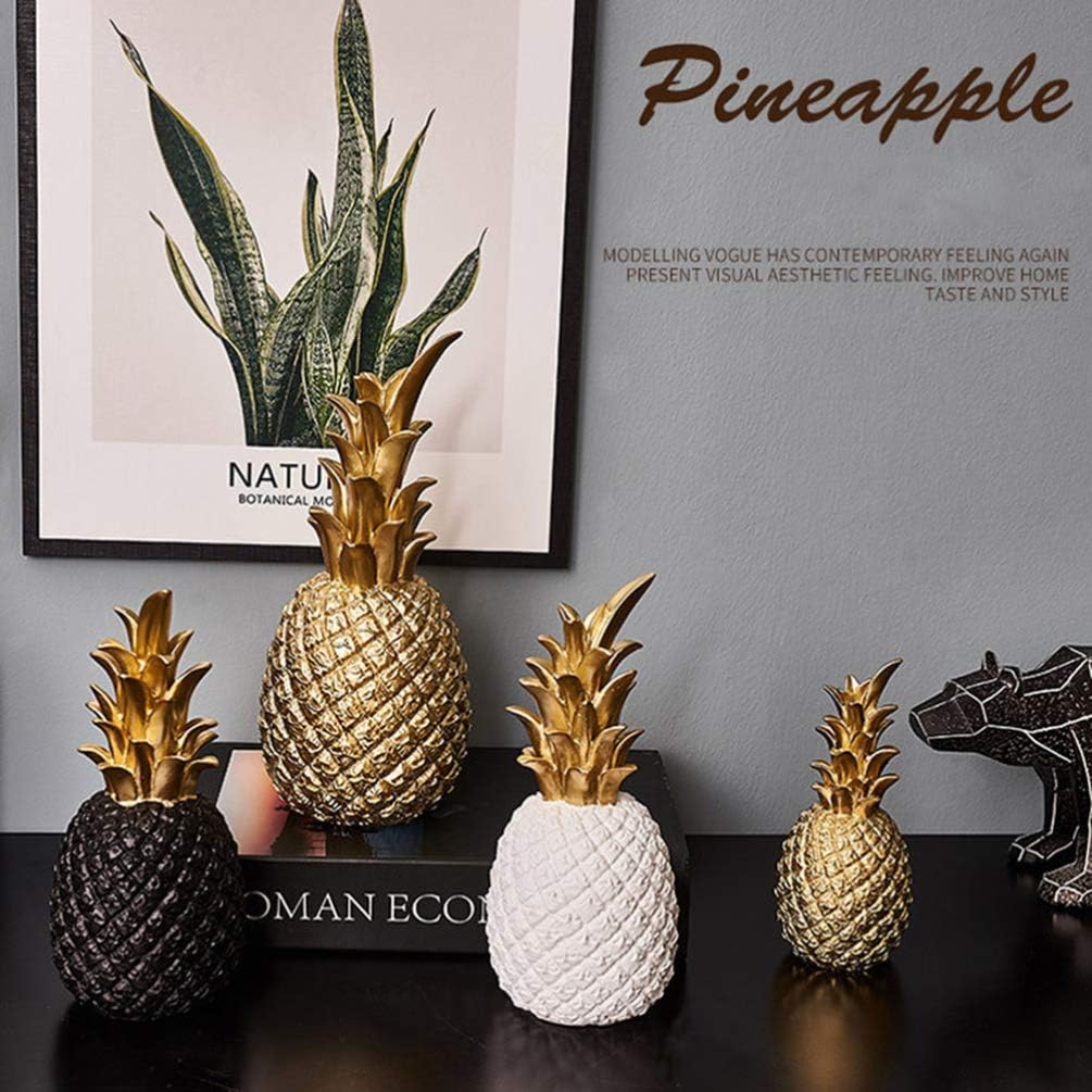 Yardwe Resin Pineapple Decor Figurine Party Display