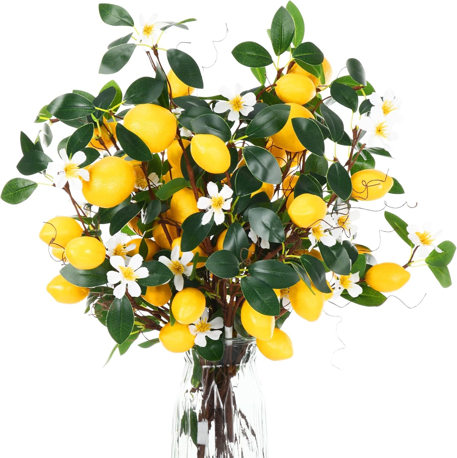 Giegxin 8-Piece Artificial Lemon Decor Bundle