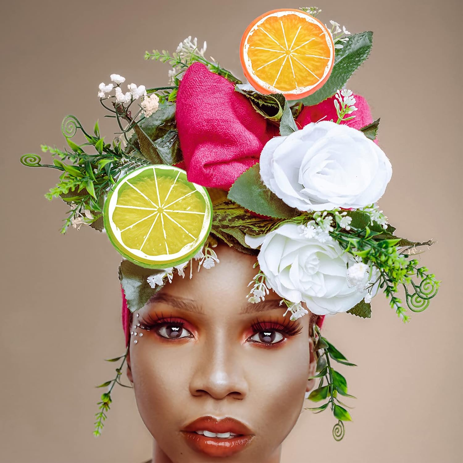 NUOMI 30PCS Artificial Lemon Slices for Decoration and Photography