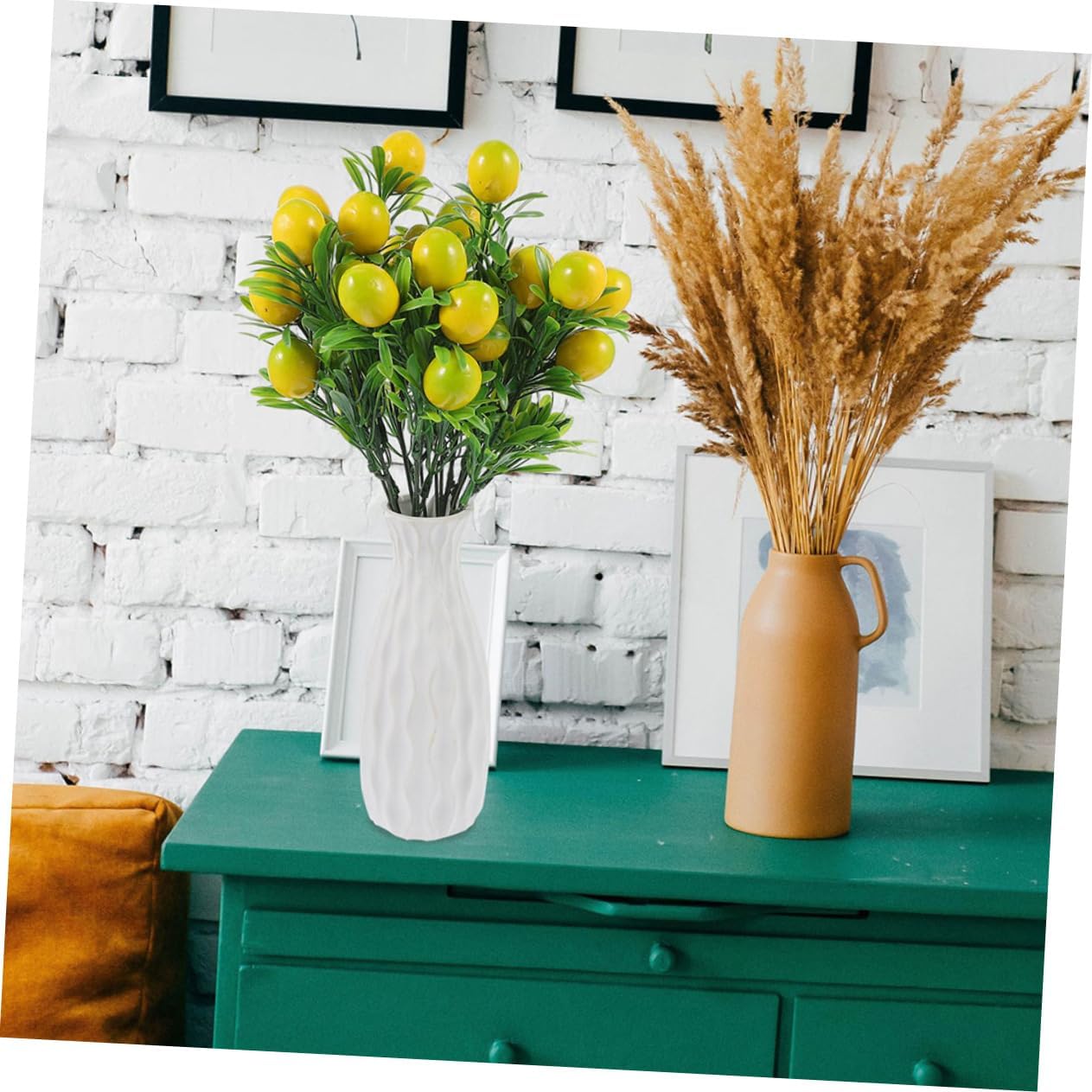 3Pcs Lifelike Artificial Fruit Branches Decor