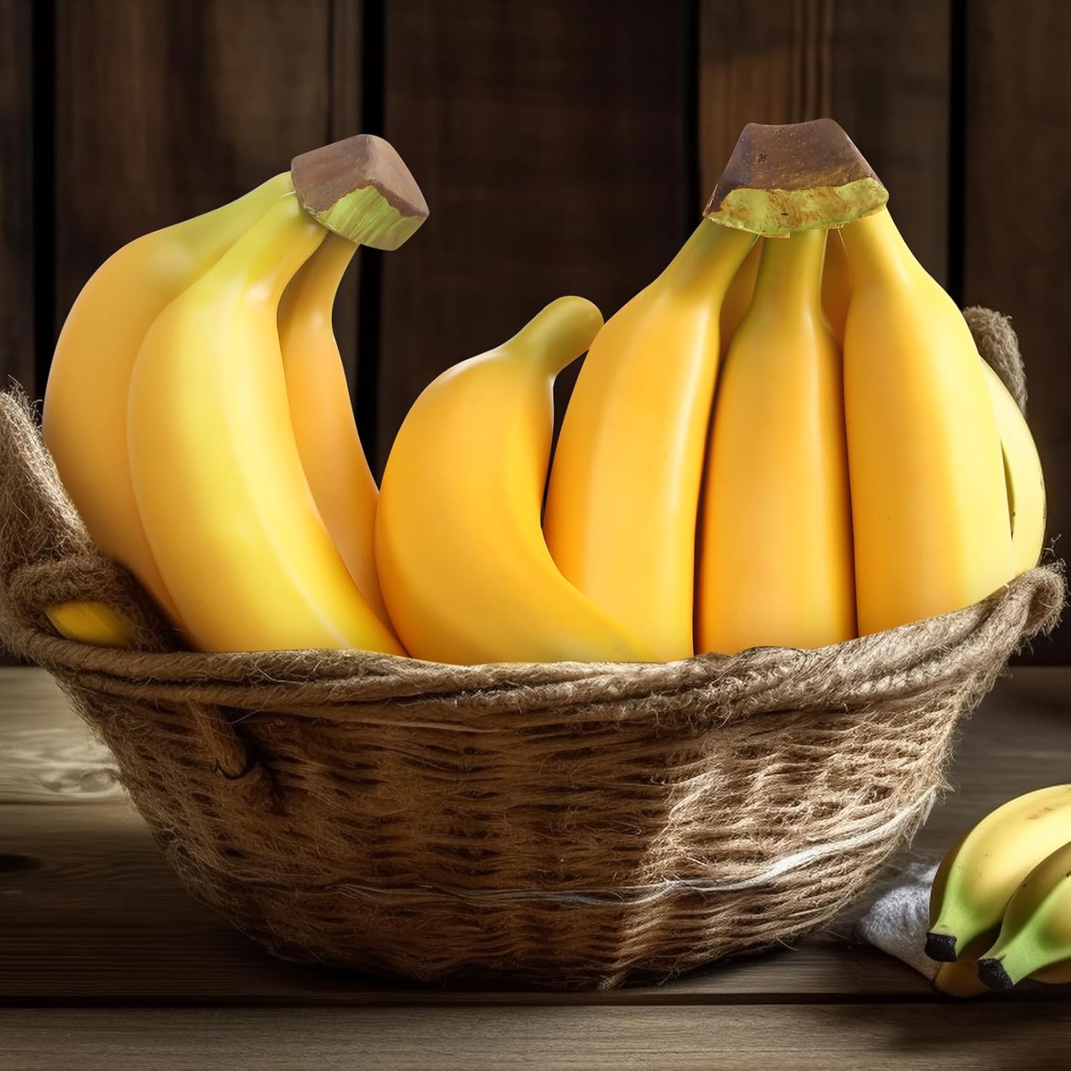 Hiboom Artificial Banana Bunch Display Set