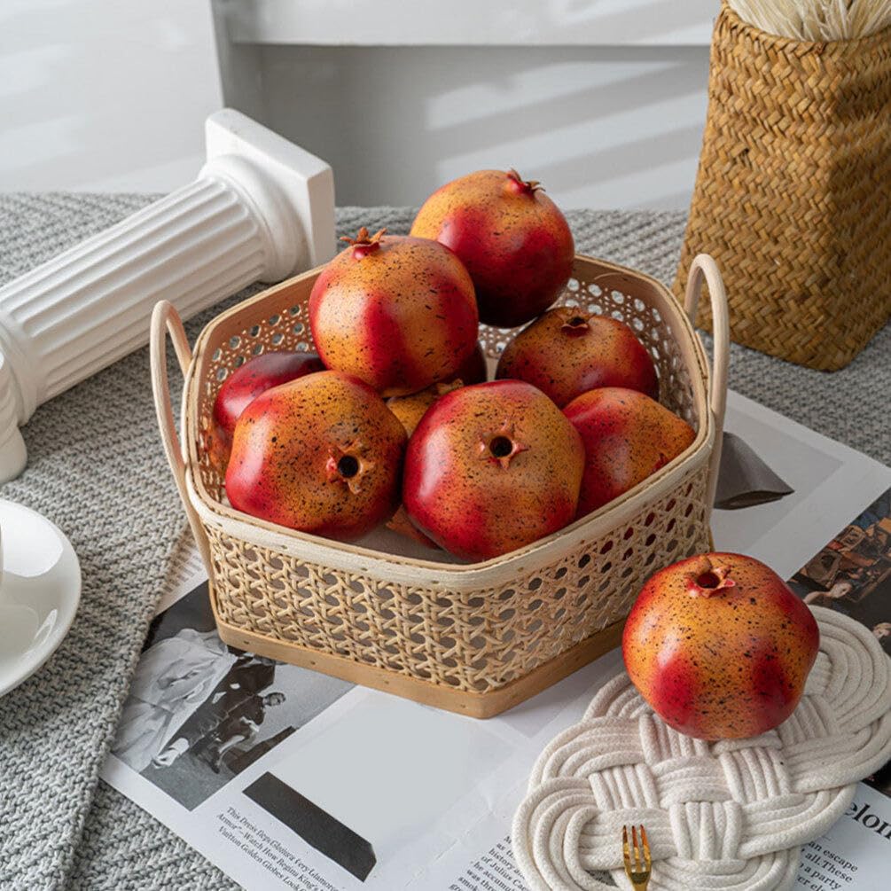 Kichvoe Realistic Weighted Pomegranate Decor