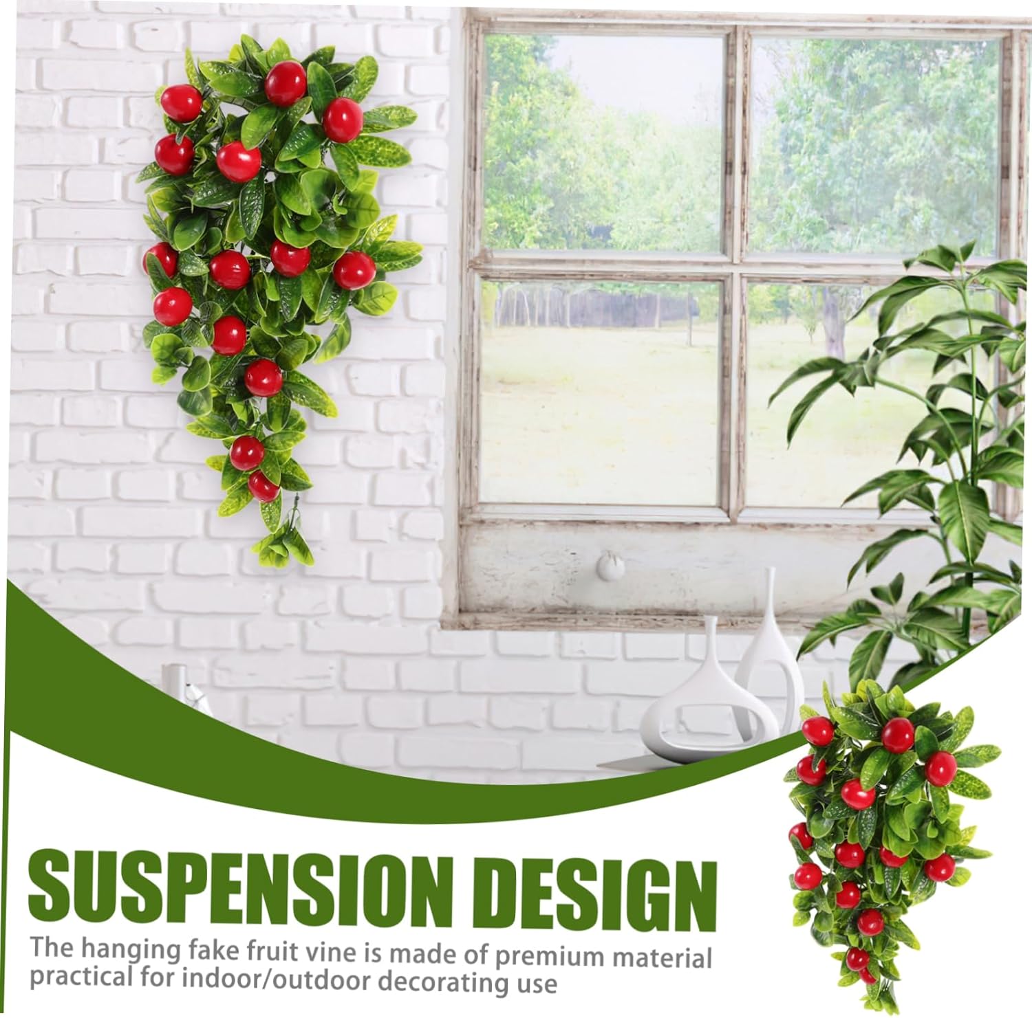 ARTIBETTER Artificial Fruit Vine Wall Decor