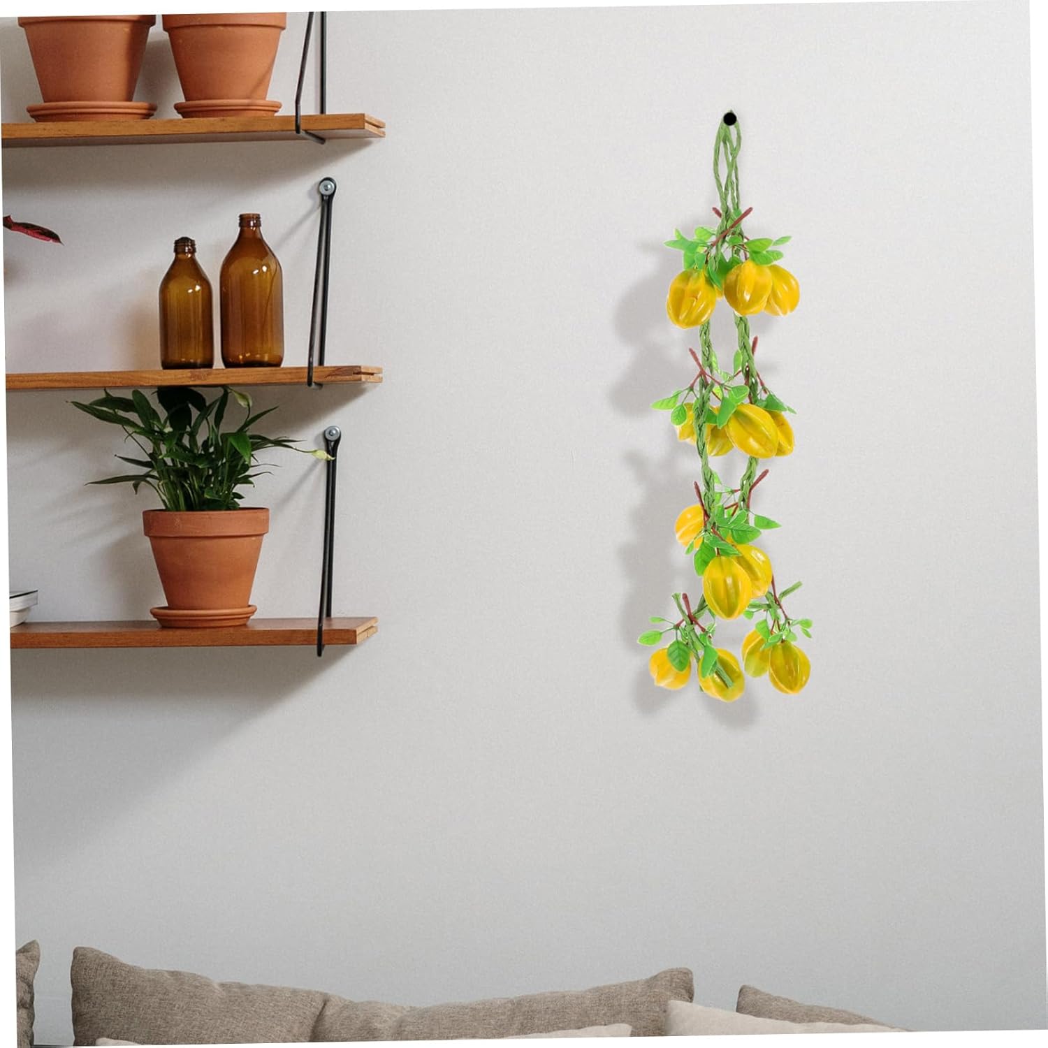 GRIRIW 2Pcs Artificial Star Fruit Garland