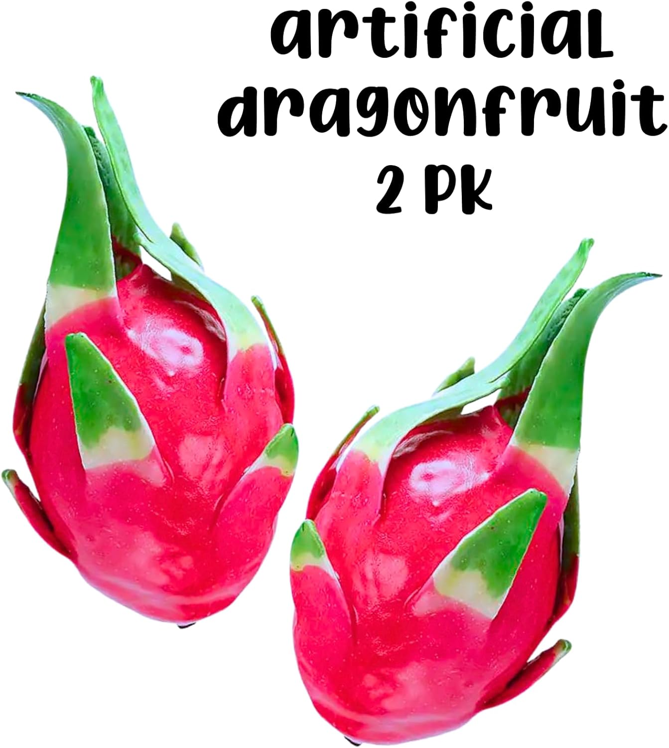 Lashicorn Artificial Dragonfruit Decor 2 Pack 1
