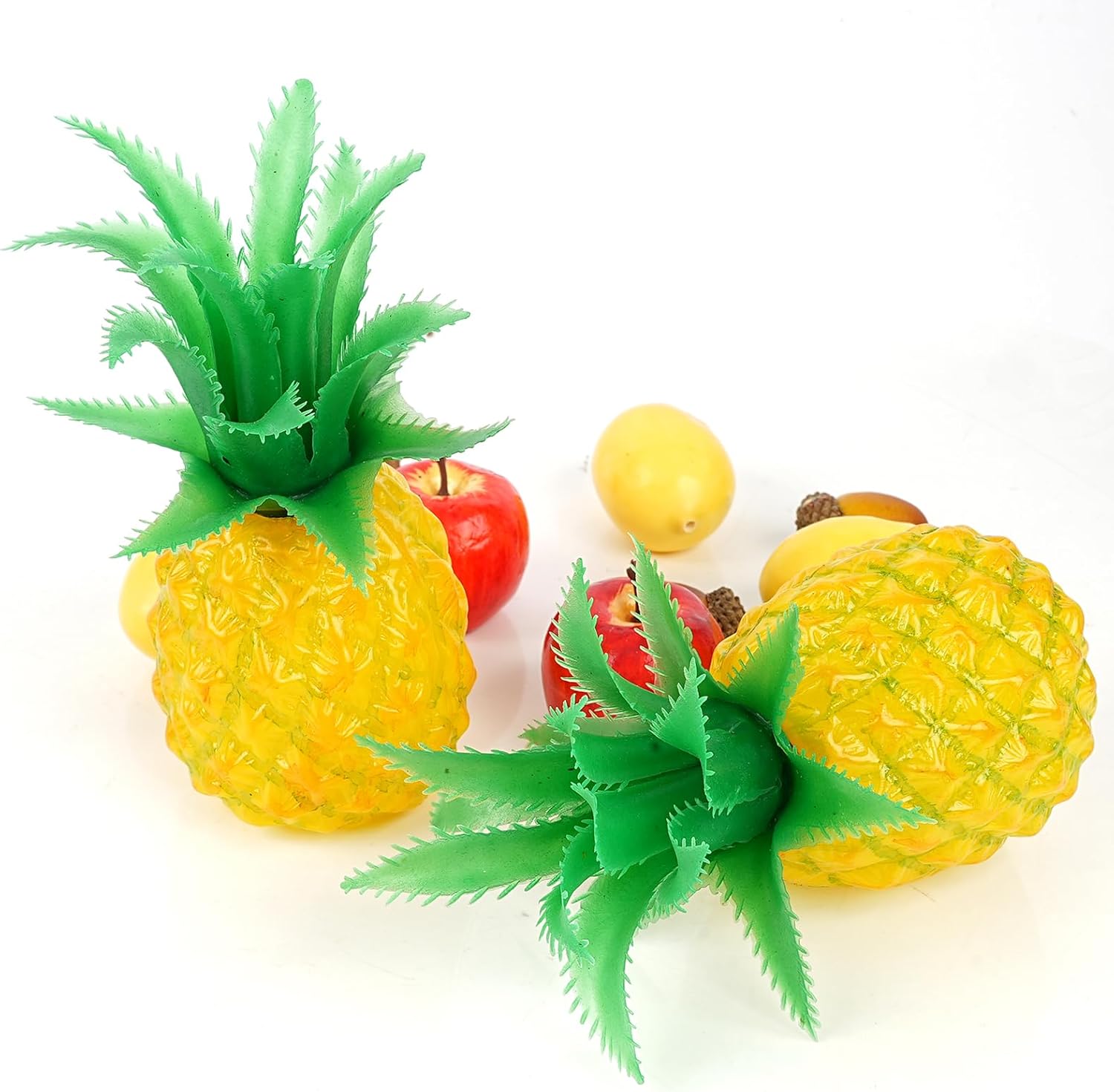 ASkinds 3 Pcs Fake Pineapple Artificial Fruit Decor Set